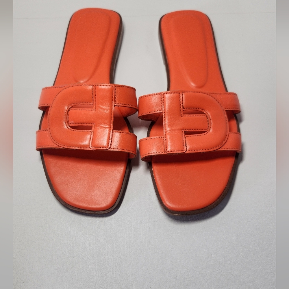 Cole Haan Orange Sandals